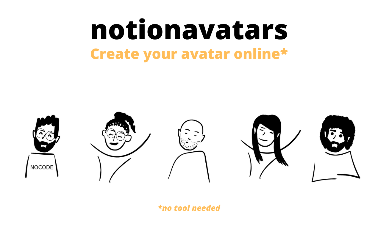 Notion Style Avatar Creator  DrawKit